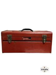 Popular Mechanics 20'' Metal Tool Box Vintage Storage w/Tray